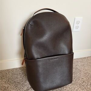 Cole Haan Dark Brown Leather Backpack